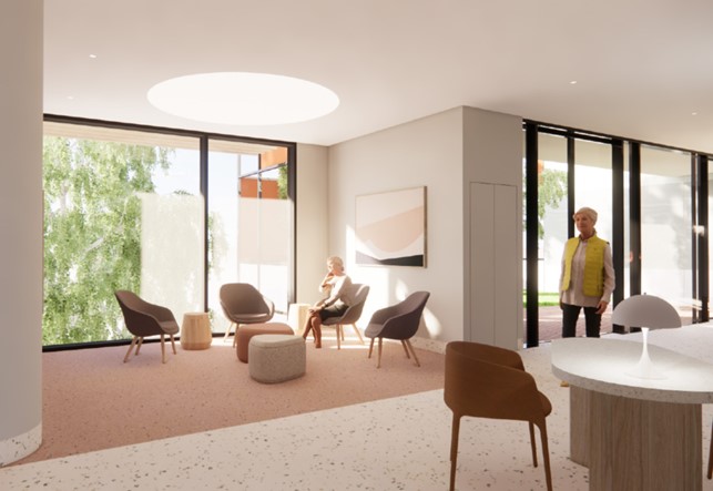 Artist impression of the Tamworth Mental Health Unit