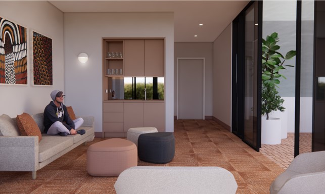 Artist impression of the Tamworth Mental Health Unit